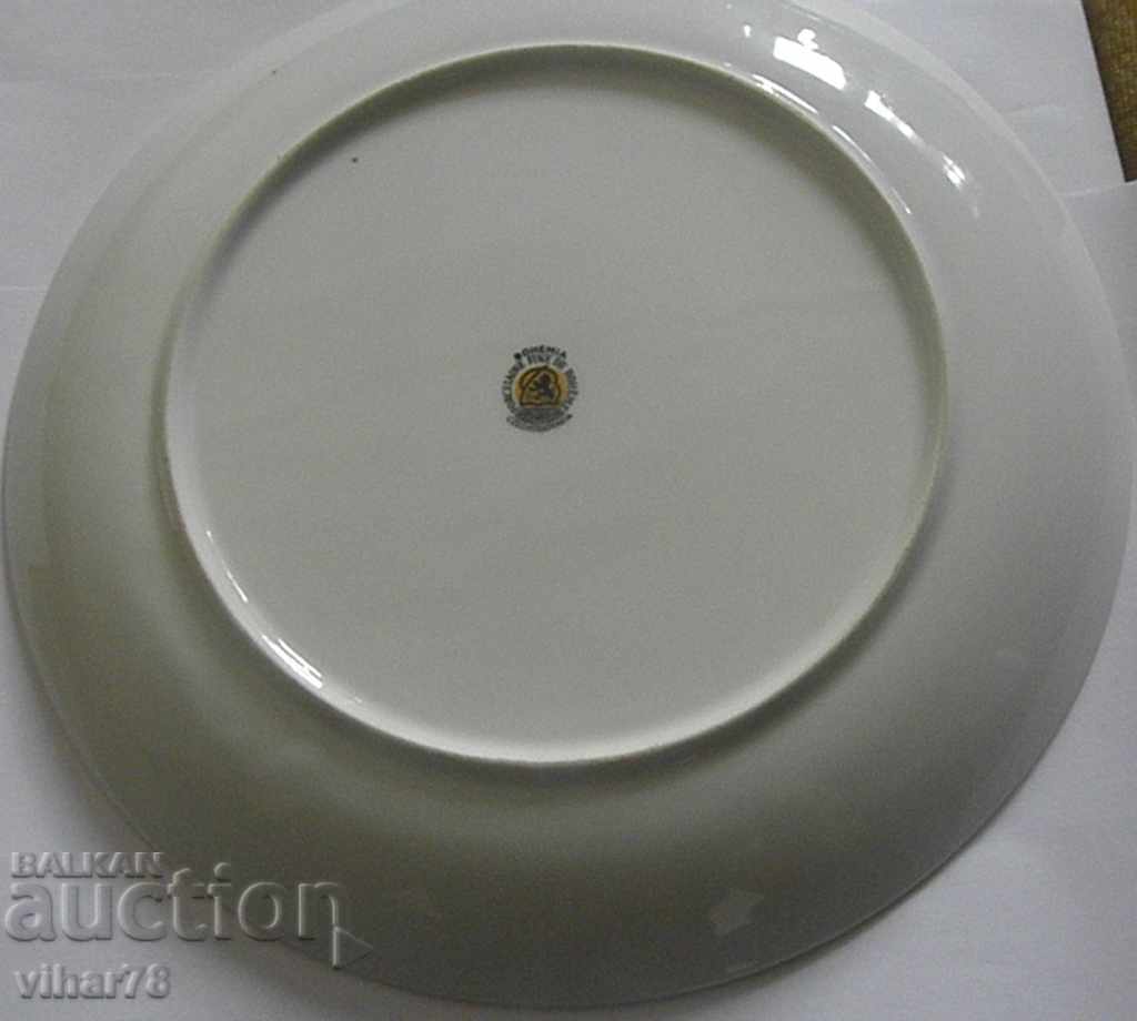 Porcelain Plate Lenin Porcelain BOHEMIA - 5 Porcelain Plate Lenin Porcelain BOHEMIA - 5