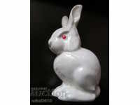 Porcelain-bunny-porcelain figure