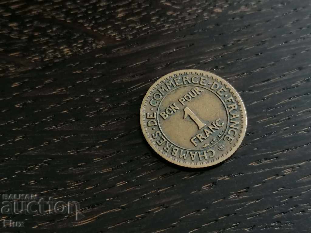 Coin - France - 1 franc 1922