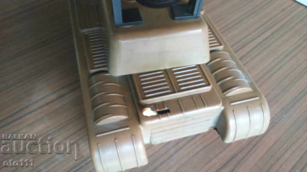 Delivery of OLD TOY - TANK WITH HEADLIGHT - USSR Delivery of OLD TOY - TANK WITH HEADLIGHT - USSR