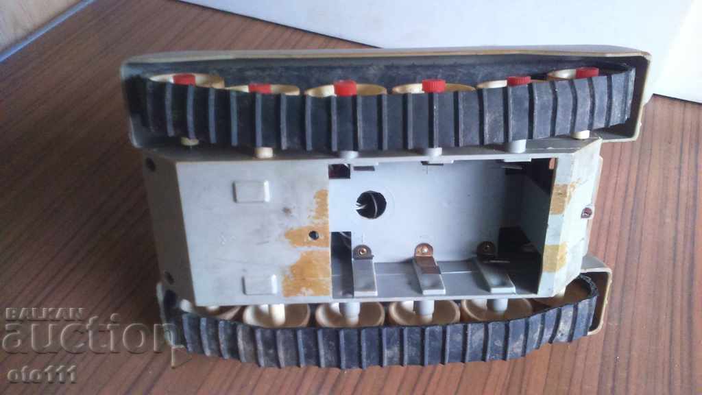 OLD TOY - TANK WITH HEADLIGHT - USSR - 6 OLD TOY - TANK WITH HEADLIGHT - USSR - 6