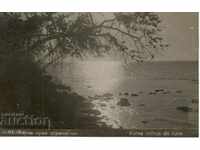Παλαιά καρτ ποστάλ - Βάρνα, θάλασσα τη νύχτα