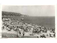 Παλιά καρτ ποστάλ - Θέρετρο Βάρνα, Η παραλία