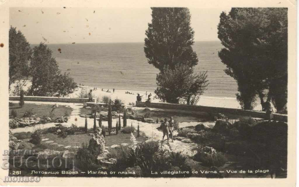 Old postcard - Varna resort, The Beach Old postcard - Varna resort, The Beach