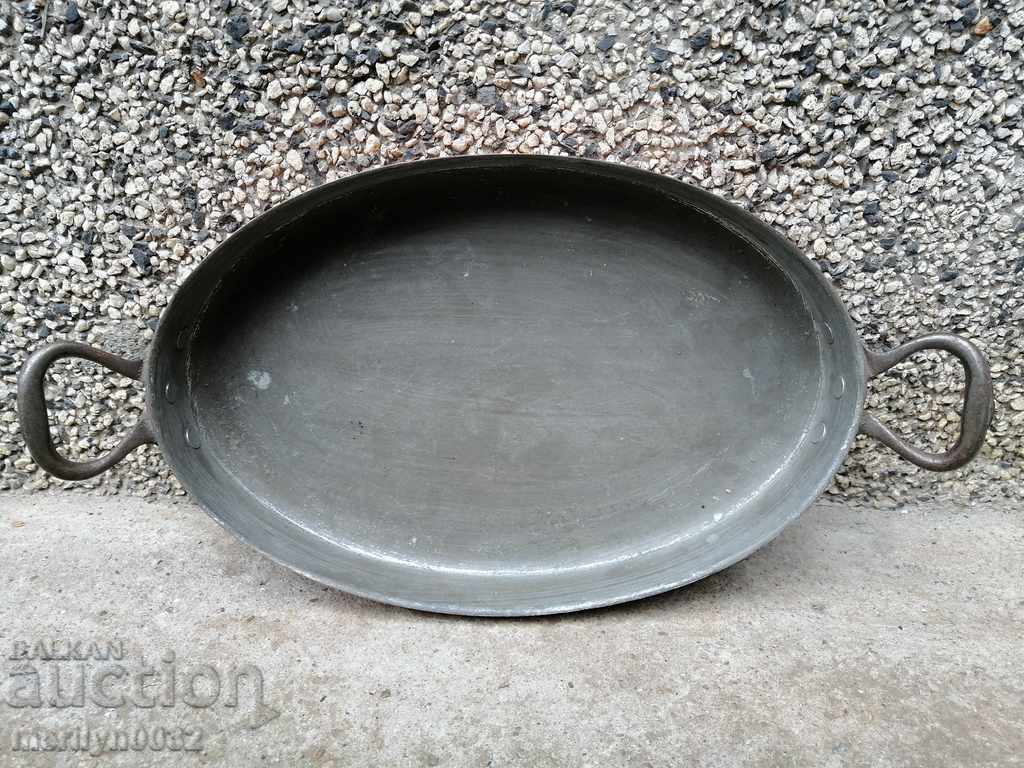 Auction  Copper tray copper pan pan copper tray