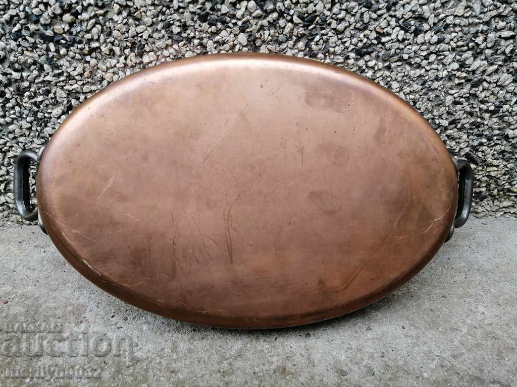 Copper tray copper pan pan copper tray - 6