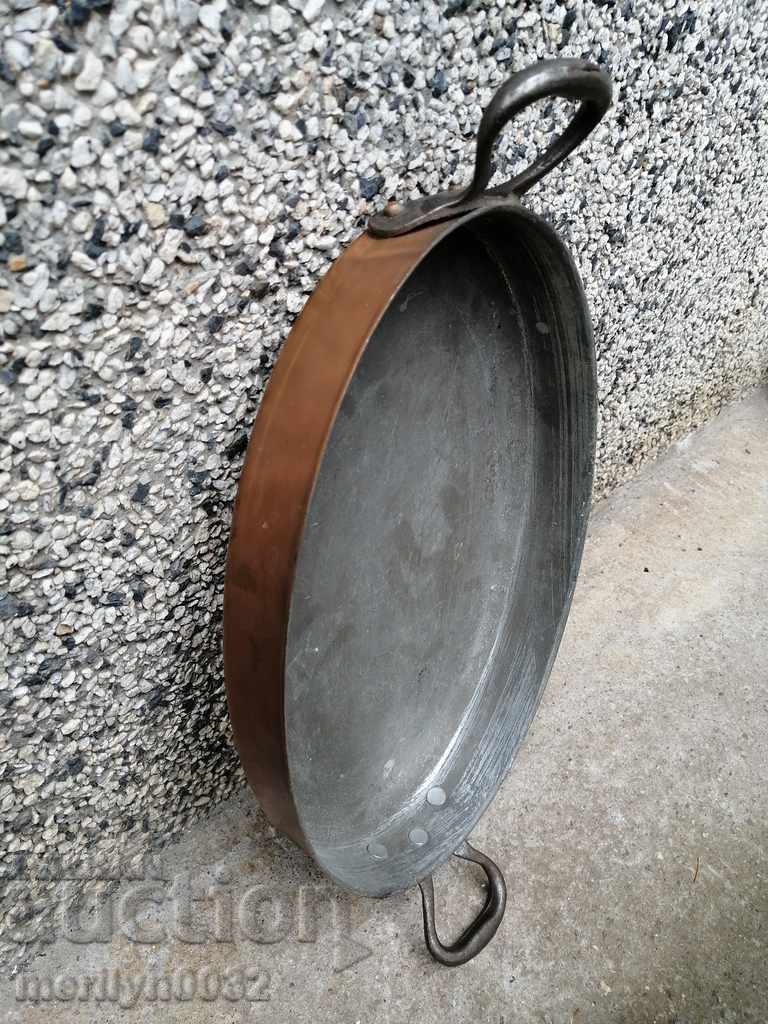 Copper tray copper pan pan copper tray