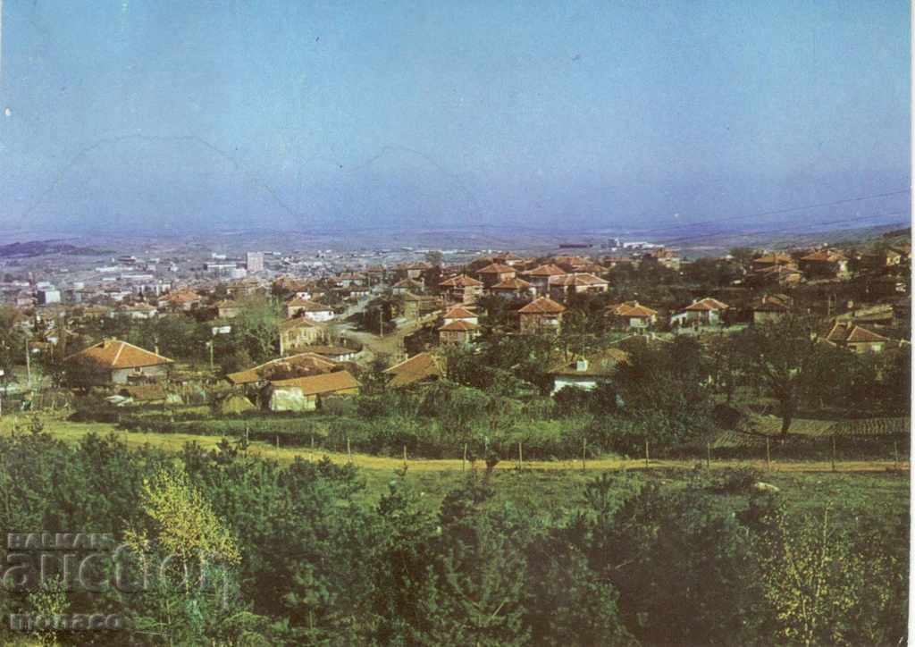 Carte poștală veche - Topolovgrad, Vedere generală