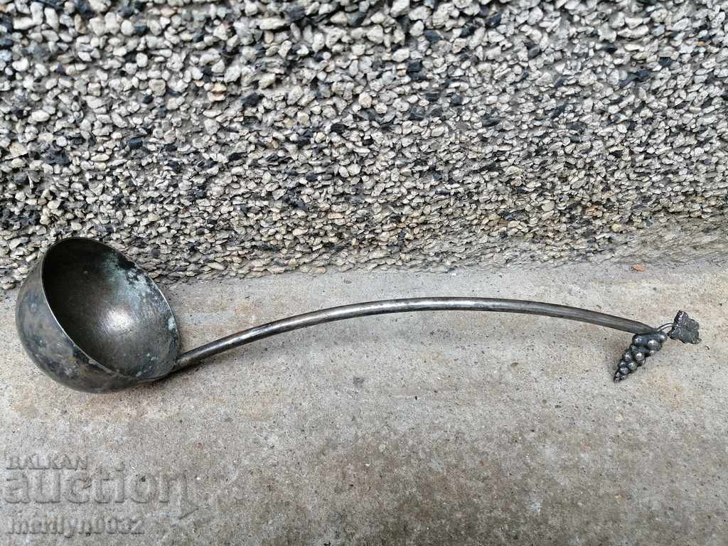 Silver plated ladle, spoon, household utensils