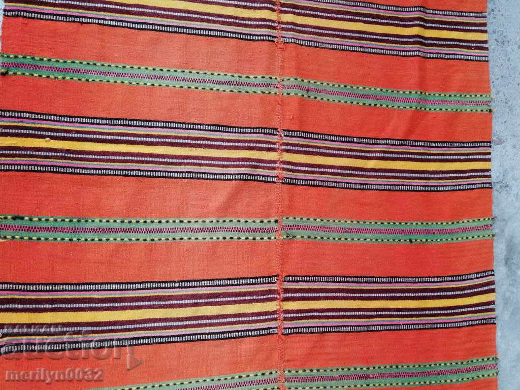 Auction Hand-woven 140-year-old rug carpet from a dowry bed Auction Hand-woven 140-year-old rug carpet from a dowry bed