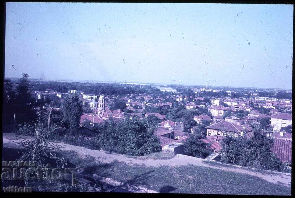 Пловдив 60-те диапозитив соц носталгия панорама