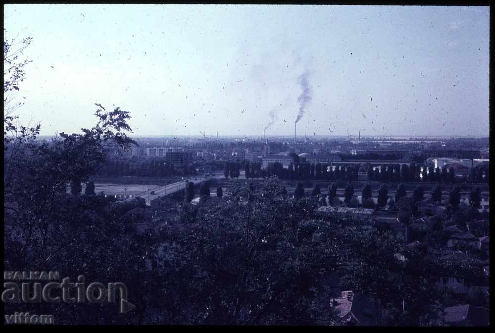 Пловдив 60-те диапозитив соц носталгия панорама марица