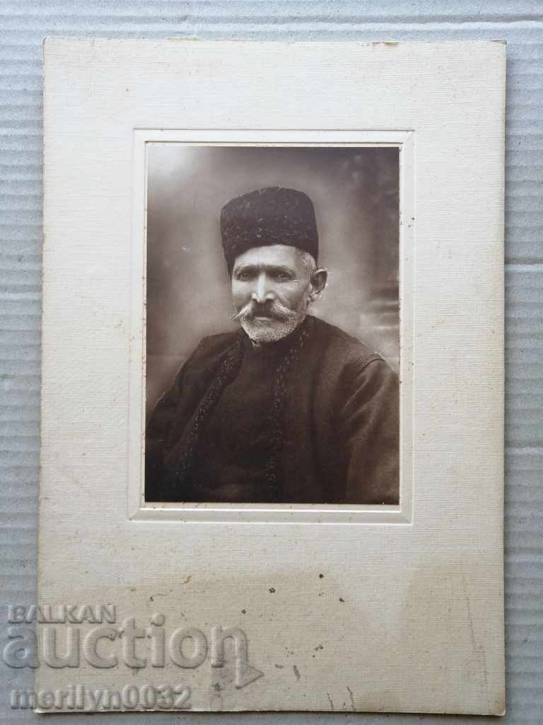 Old cardboard picture photography portrait with price 29.00 BGN | € 14.83