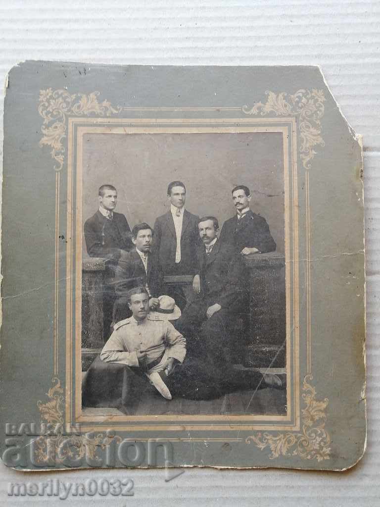 Old cardboard picture photography portrait with price 29.00 BGN | € 14.83 Old cardboard picture photography portrait with price 29.00 BGN | € 14.83