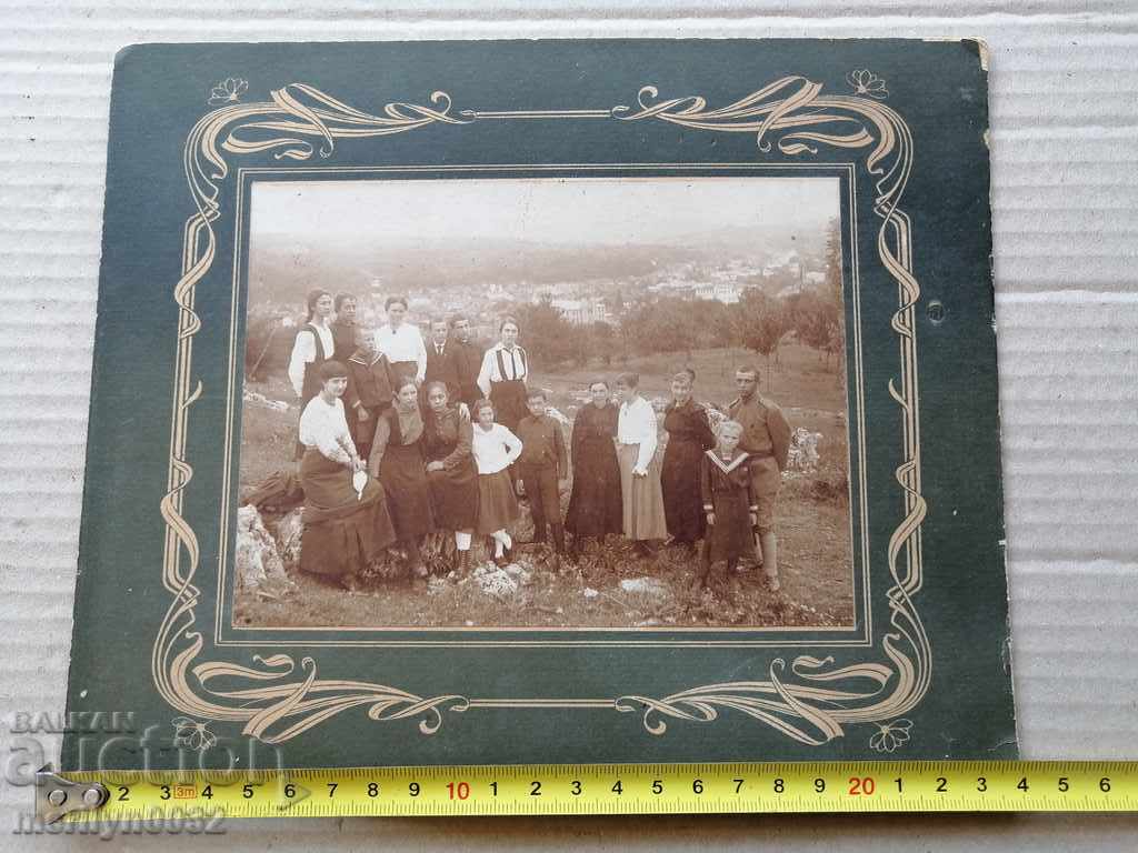 Auction  Old cardboard picture photography portrait