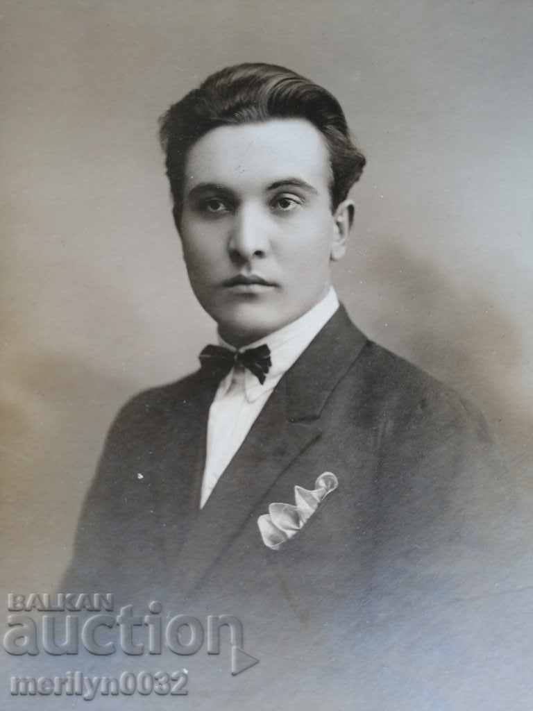 Old cardboard picture photography portrait with price 29.00 BGN | € 14.83 Old cardboard picture photography portrait with price 29.00 BGN | € 14.83