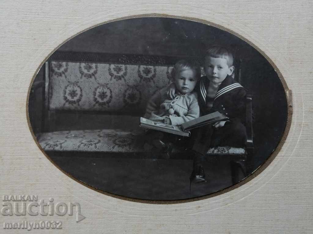 Old cardboard picture photography portrait - 6