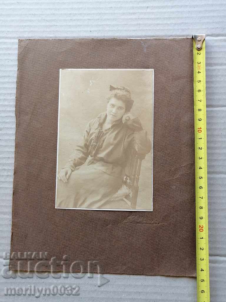 Auction Old cardboard picture photography portrait Auction Old cardboard picture photography portrait