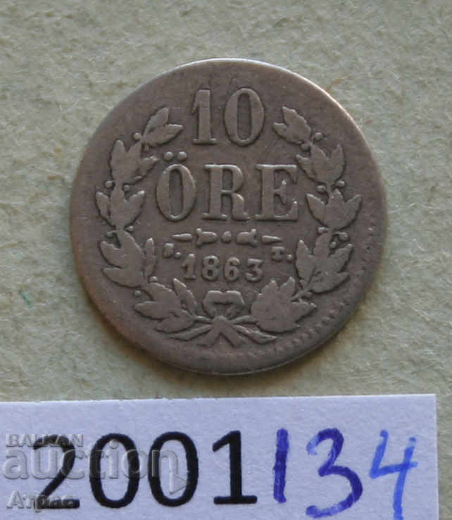 10 ore 1863 Sweden