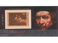 1976. URSS. 370 de ani de la nașterea lui Rembrandt. Block.