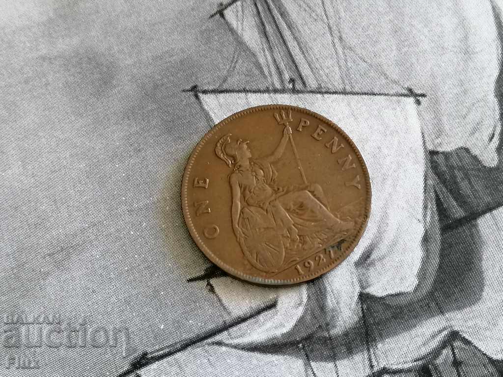 Coin - Ηνωμένο Βασίλειο - 1 πένα | 1927