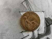 Монета - Великобритания - 1 пени | 1913г.