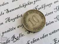 Νόμισμα Ράιχ - Γερμανία - 10 pfenigs 1901; Μια σειρά
