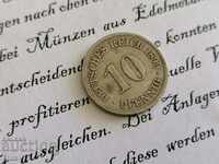 Moneda Reich - Germania - 10 pfeniguri 1899. O serie