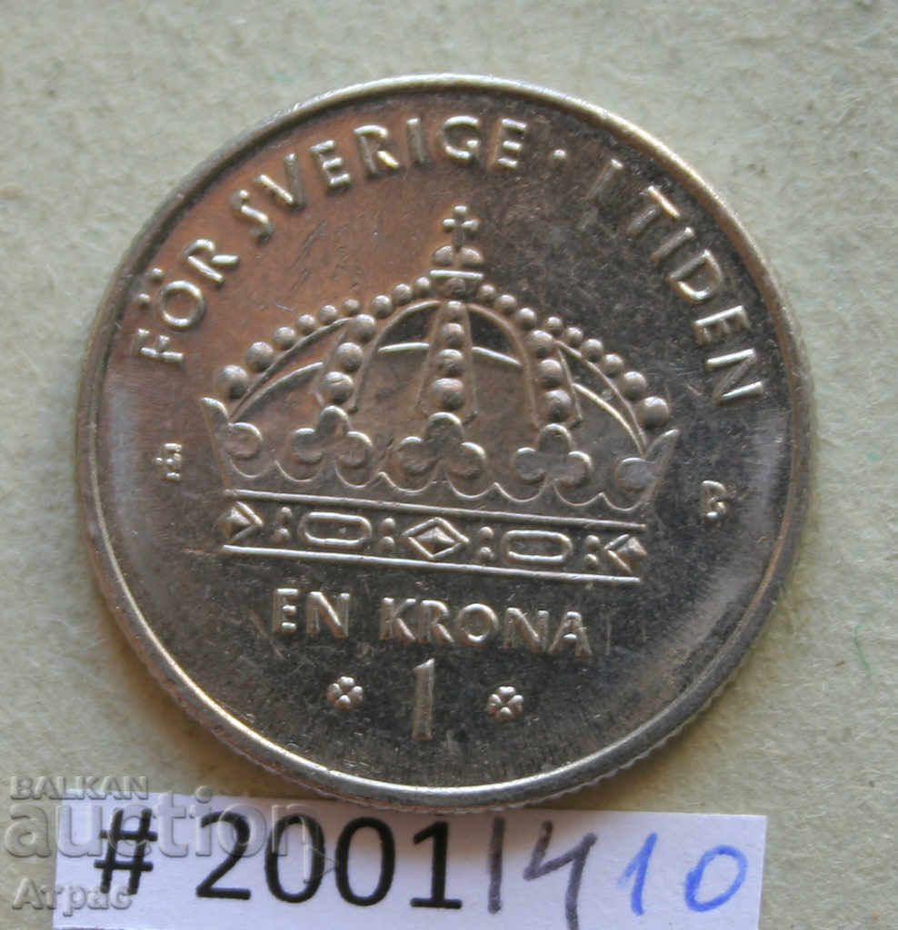 1 krone 2002 Sweden