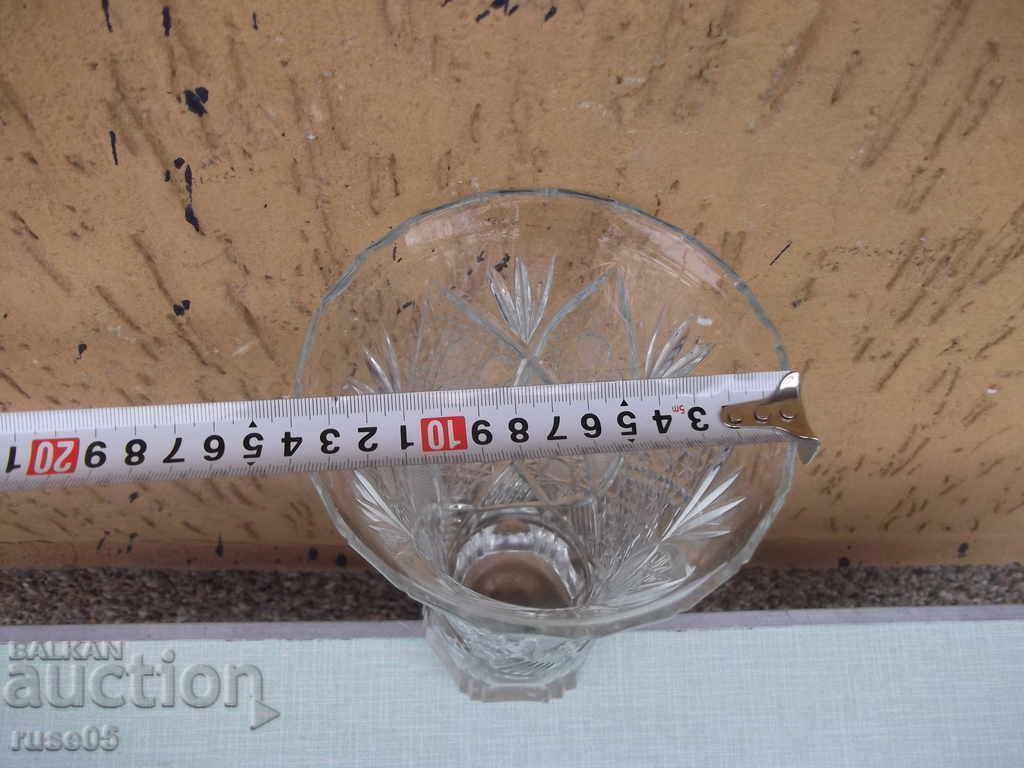 Ваза кристална - 1 с цена 25.00 лв. | € 12.78 Ваза кристална - 1 с цена 25.00 лв. | € 12.78