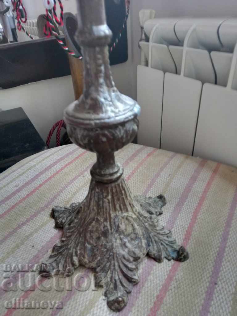 retro bronze candlestick H 300mm - 5 retro bronze candlestick H 300mm - 5