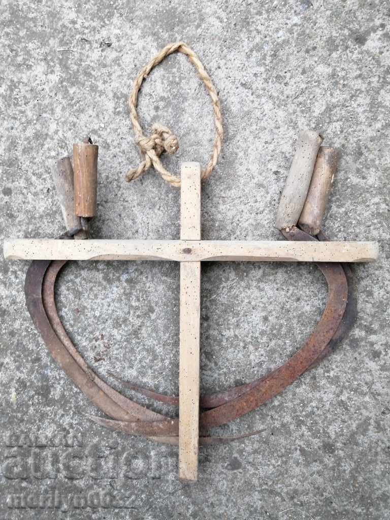 Stitches with a stapled coffin knife wrought iron blade with price 65.00 BGN | € 33.23