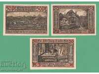 (¯`'•.¸NOTGELD (гр. Eisenach) 1921 UNC -6 бр.банкноти¸.•'´¯)