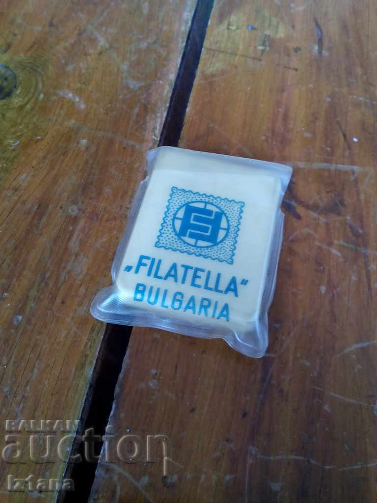 An old souvenir magnifier Filatella