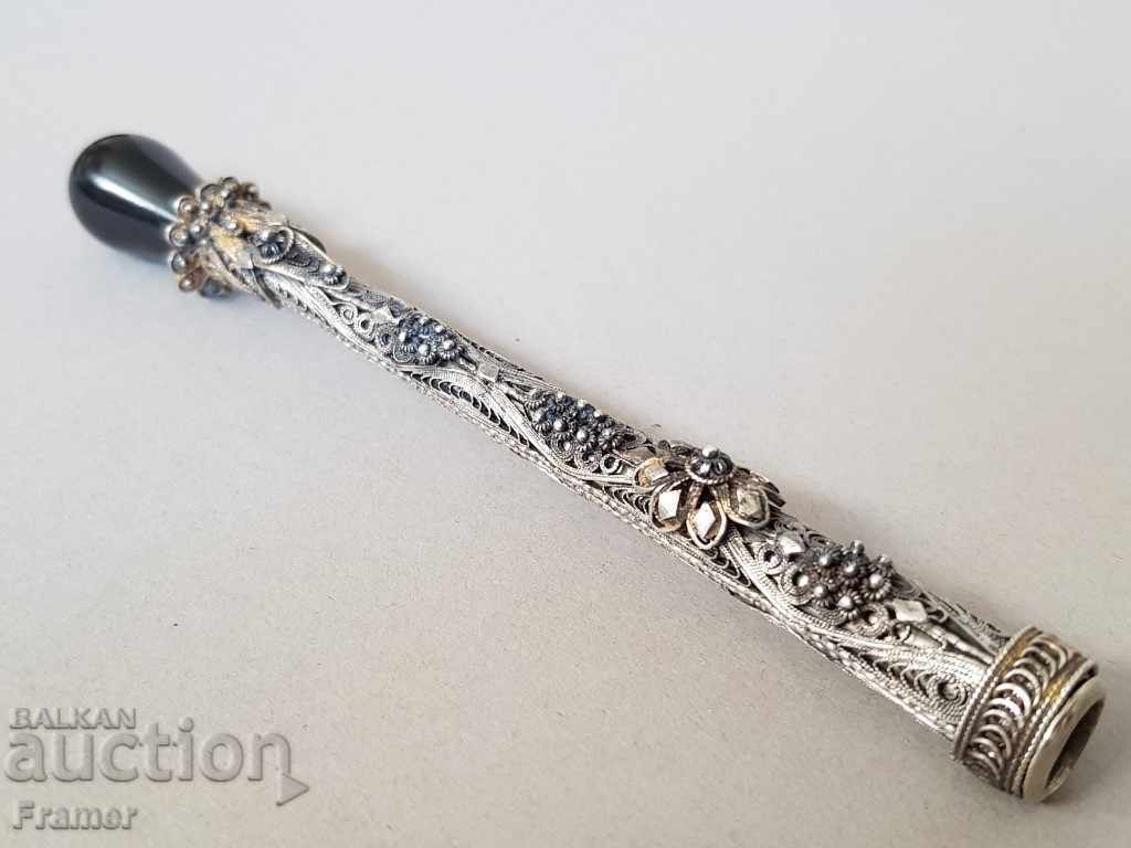 Revival Chorbadji Silver Filigree Cigarette with price 360.00 BGN | € 184.07 Revival Chorbadji Silver Filigree Cigarette with price 360.00 BGN | € 184.07
