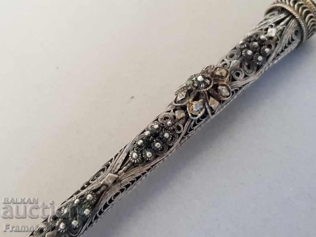 Revival Chorbadji Silver Filigree Cigarette - 5 Revival Chorbadji Silver Filigree Cigarette - 5