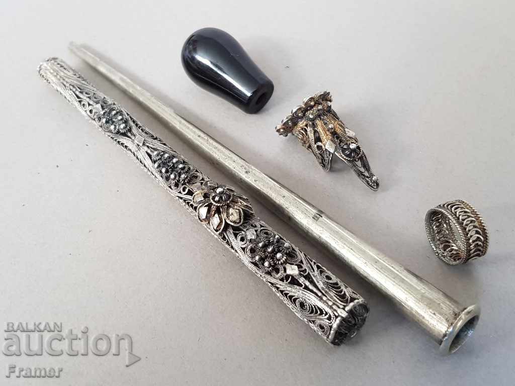 Revival Chorbadji Silver Filigree Cigarette - 6 Revival Chorbadji Silver Filigree Cigarette - 6