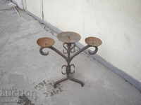 An old forged candlestick