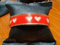 Red Stereo Heart Pendant 1