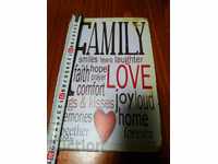 Plate metal family love wishes