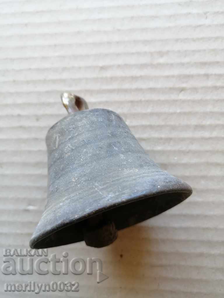 Стара бронзова камбанка, камбана, чан, хлопка, звънче