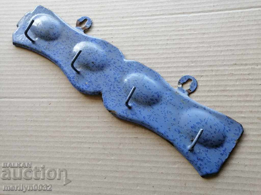 Enamelled hanger from the socialist era, enamel Enamelled hanger from the socialist era, enamel