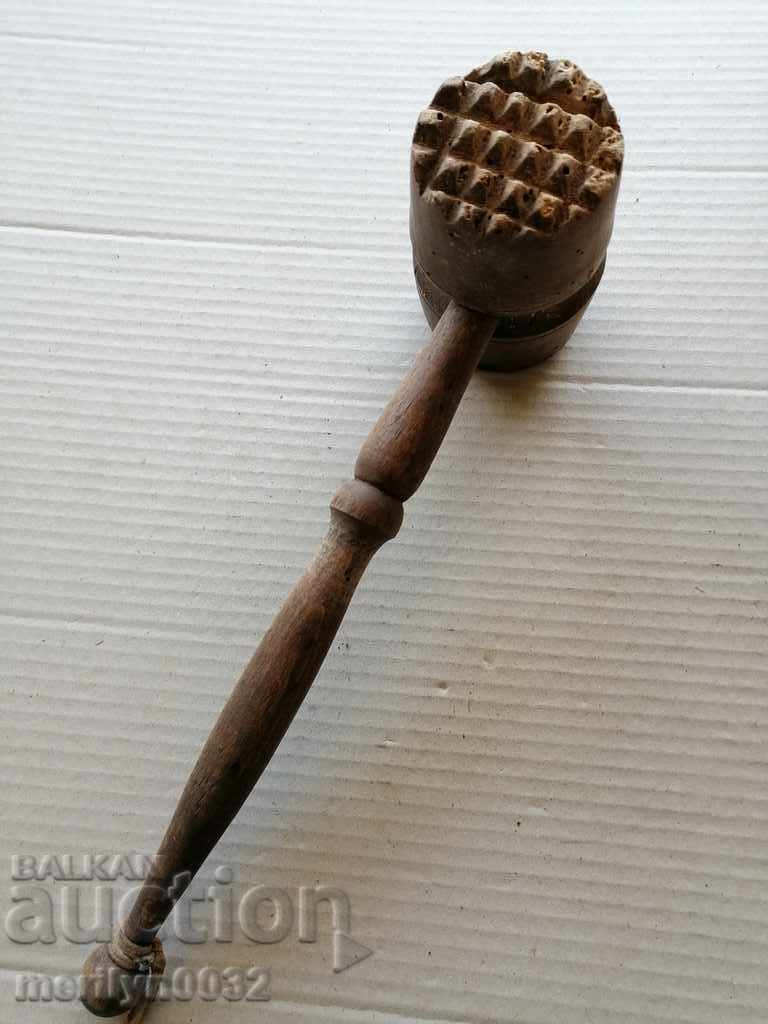 Παλιό μεγάλο ξύλινο σφυρί, εργαλείο, ξύλινο - 5 Παλιό μεγάλο ξύλινο σφυρί, εργαλείο, ξύλινο - 5