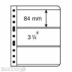 banknote sheets from the Leuchtturm VARIO system - - 5 banknote sheets from the Leuchtturm VARIO system - - 5
