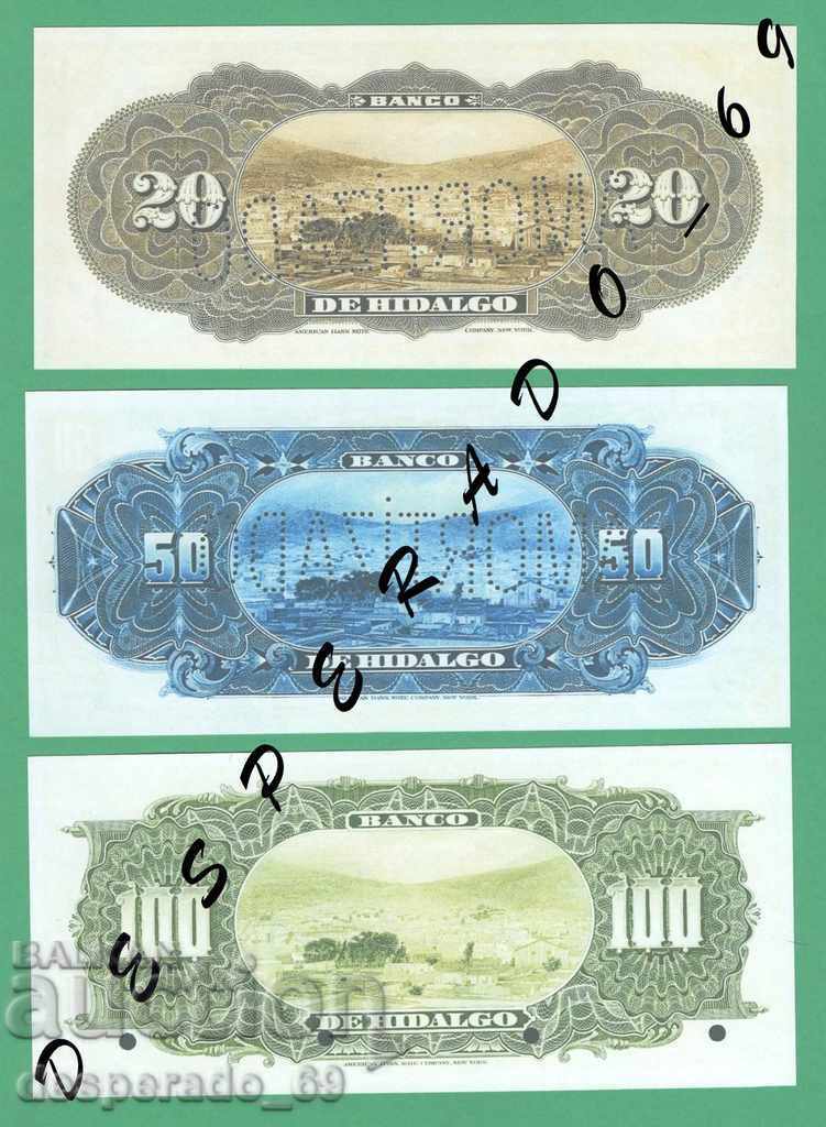 (¯` '• .¸ (Reproduction) MEXICO (HIDALGO) UNC -6 Banknote - 5 (¯` '• .¸ (Reproduction) MEXICO (HIDALGO) UNC -6 Banknote - 5