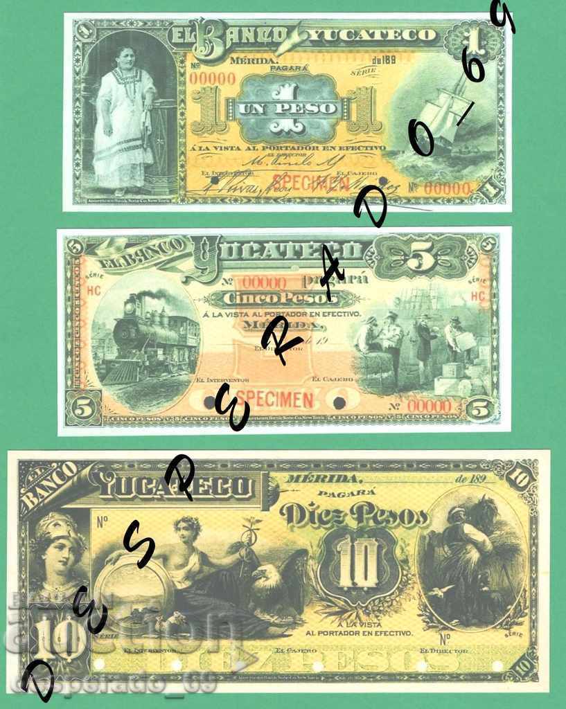 (¯` '• .¸ (Reproduction) MEXICO (YUCATECO) UNC -8 Banknote with price 24.00 BGN | € 12.27