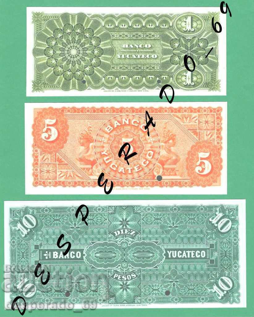 Auction  (¯` '• .¸ (Reproduction) MEXICO (YUCATECO) UNC -8 Banknote