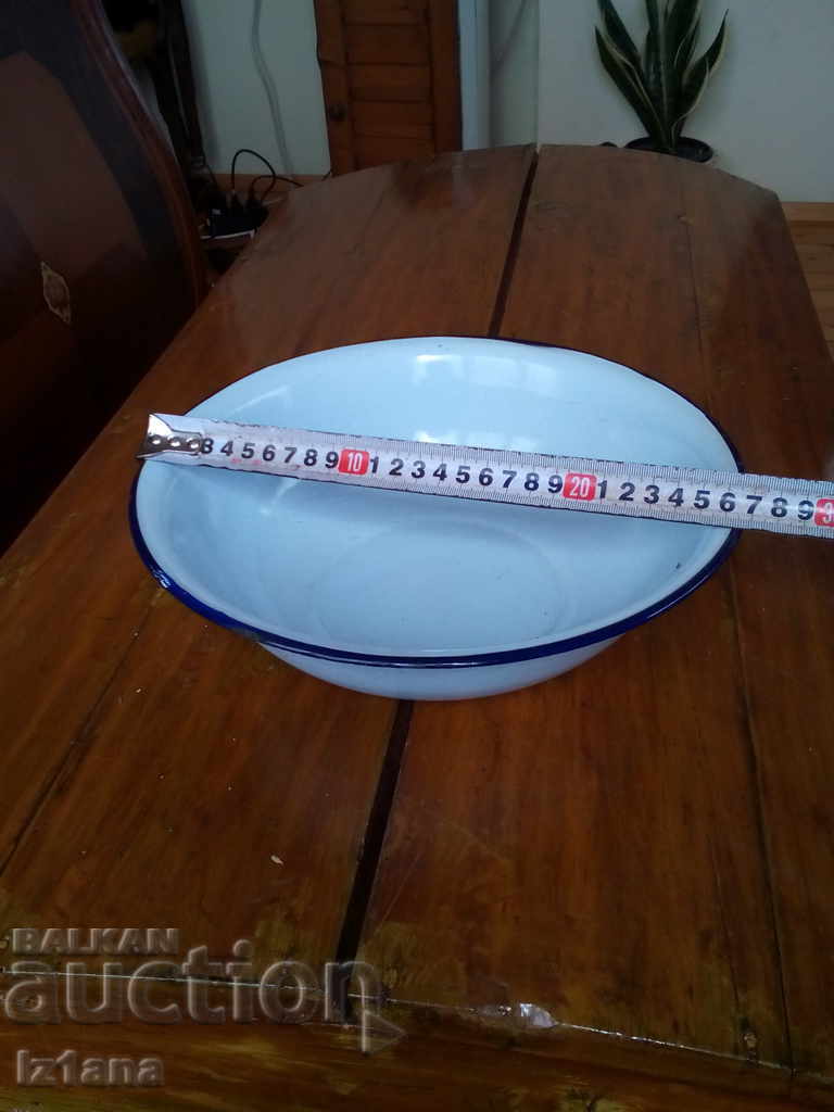 Old enamelled bowl, bowl - 5 Old enamelled bowl, bowl - 5