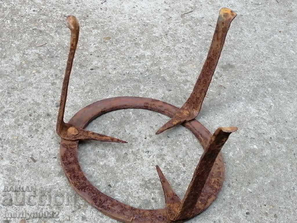 Auction An antique wrought iron soot hearth grilled pyruvic wrought iron Auction An antique wrought iron soot hearth grilled pyruvic wrought iron