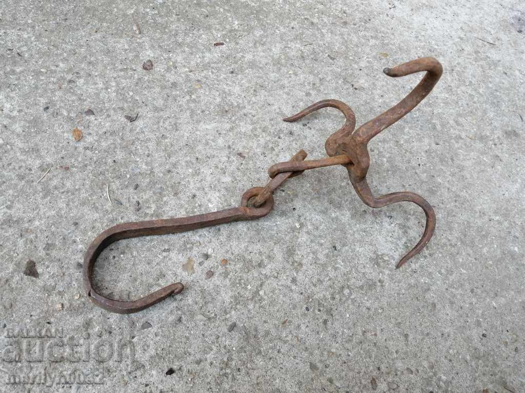 An antique forging hook, triple harness with price 44.00 BGN | € 22.50 An antique forging hook, triple harness with price 44.00 BGN | € 22.50